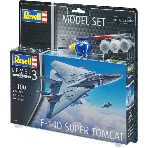 Сборная модель REVELL Истребитель F-14D «Томкет» «Томкэт» Масштаб 1:100 (RVL-63950), набір Винищувач F-14D «Томкет» рівень 3 1:100
Сборная модель REVELL Истребитель F-14D «Томкет» «Томкэт» Масштаб 1:100 (RVL-63950), набір Винищувач F-14D «Томкет» рівень 3 1:100