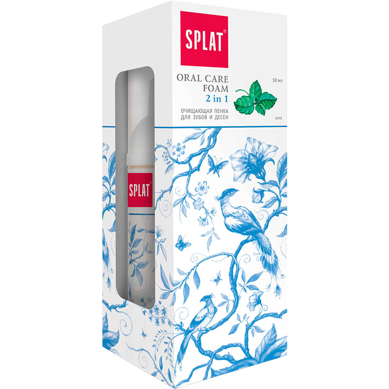 Очищающая пенка Splat Oral Care Foam 2 в 1 Мята 50 мл (4603014002037), Пенка для зубов и десен 2в1 (мята) 50мл
Очищающая пенка Splat Oral Care Foam 2 в 1 Мята 50 мл (4603014002037), Пенка для зубов и десен 2в1 (мята) 50мл