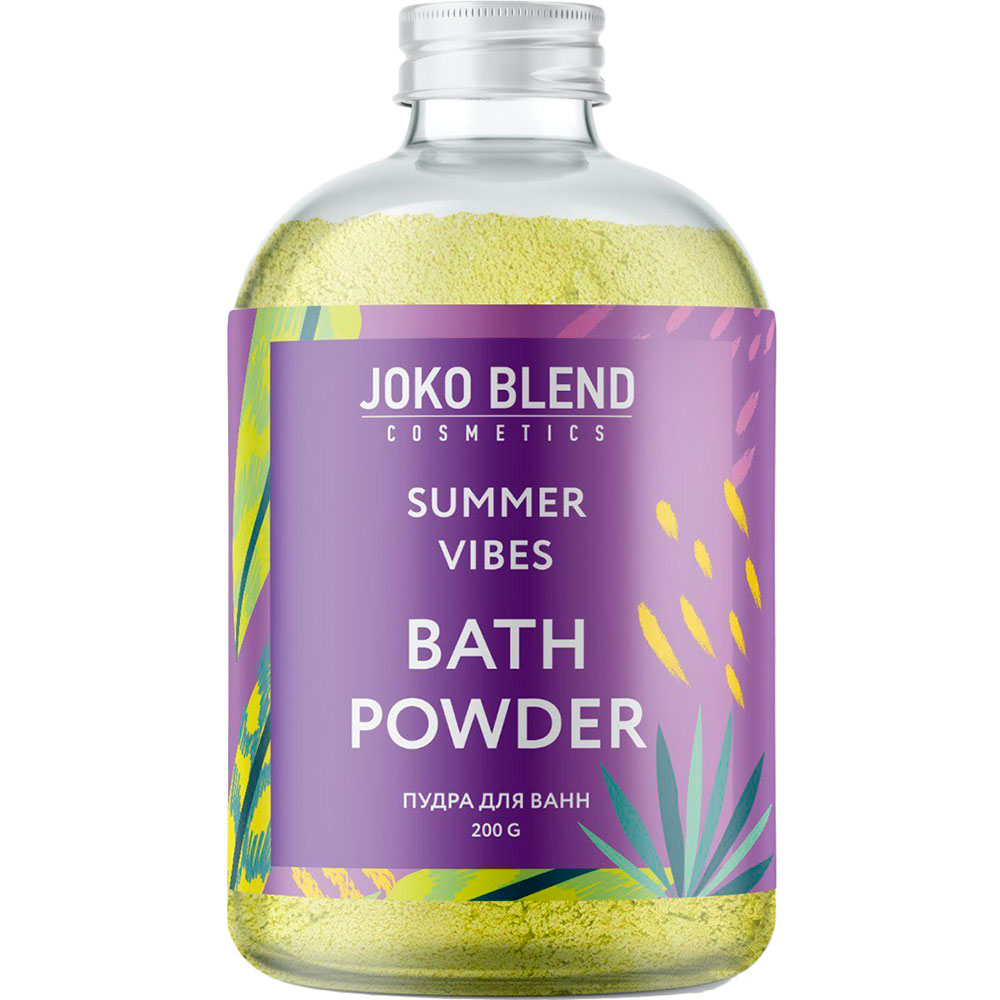 Бурлящая пудра для ванны JOKO BLEND Summer Vibes 200 г (834160), Вируюча пудра для ванни Summer Vibes 200 г
Бурлящая пудра для ванны JOKO BLEND Summer Vibes 200 г (834160), Вируюча пудра для ванни Summer Vibes 200 г