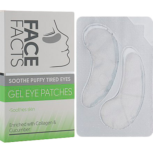 Патчи под глаза Face Facts Soothe Puffy Tired (5031413982138), Патчі під очі гелеві Soothe Puffy Tired 4 пари
Патчи под глаза Face Facts Soothe Puffy Tired (5031413982138), Патчі під очі гелеві Soothe Puffy Tired 4 пари