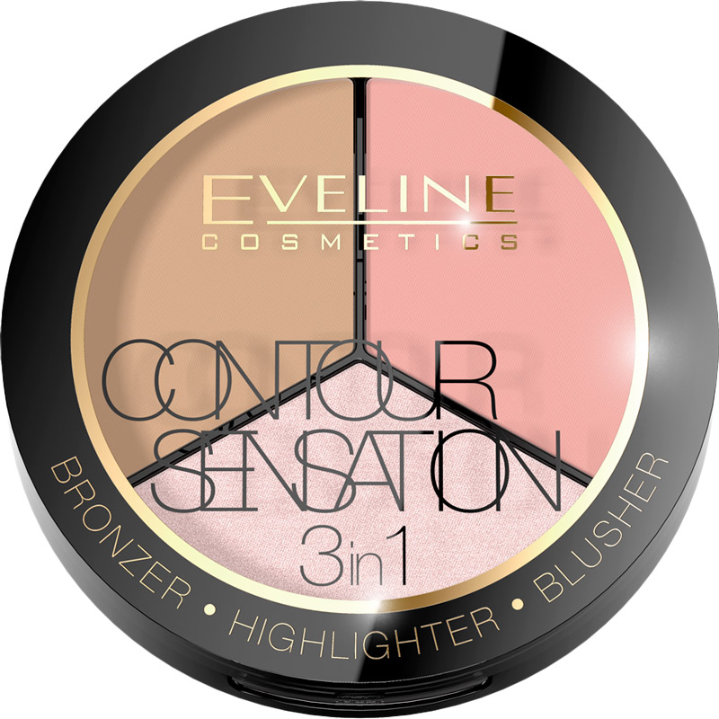 Палитра для макияжа EVELINE COSMETICS Contour Sensation 3в1 №01 Pink Beige 13.5 г (5901761933697), Палітра д/макіяжу обличчя 3в1 01-
Палитра для макияжа EVELINE COSMETICS Contour Sensation 3в1 №01 Pink Beige 13.5 г (5901761933697), Палітра д/макіяжу обличчя 3в1 01-