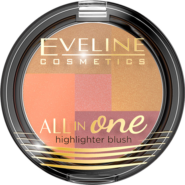 Румяна-мозаика EVELINE COSMETICS All in One №03 6.5 г (5901761936421), Румяна багатокольорні палітра №3 серії ALL IN ONE
Румяна-мозаика EVELINE COSMETICS All in One №03 6.5 г (5901761936421), Румяна багатокольорні палітра №3 серії ALL IN ONE
