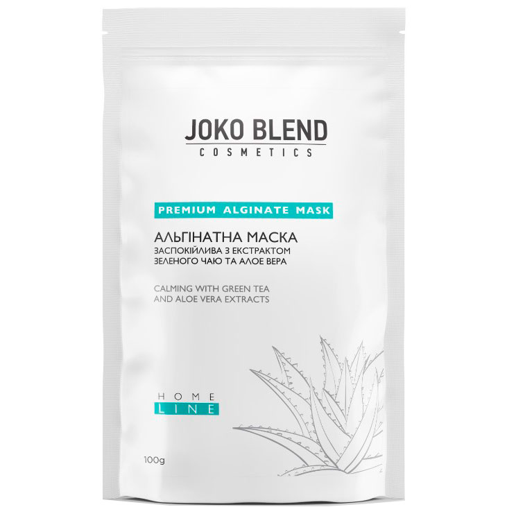 Альгинатная маска JOKO BLEND с экстрактом зеленого чая и алоэ вера 100 г (543297), маска з екстр. зеленого чаю і алое вера 100 г
Альгинатная маска JOKO BLEND с экстрактом зеленого чая и алоэ вера 100 г (543297), маска з екстр. зеленого чаю і алое вера 100 г