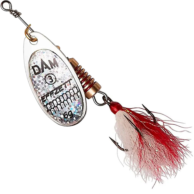 Блесна-вертушка DAM Effzett Standard Dressed Spinner с бородкой 10 г Reflex Silver, Блешня-обертова Effzett Standard
Блесна-вертушка DAM Effzett Standard Dressed Spinner с бородкой 10 г Reflex Silver, Блешня-обертова Effzett Standard