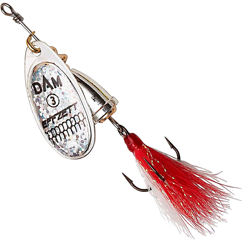 Блесна-вертушка DAM Effzett Executor Dressed Spinner с бородкой 8 г Reflex Silver (60515), Блешня-обертова Effzett Executor
Блесна-вертушка DAM Effzett Executor Dressed Spinner с бородкой 8 г Reflex Silver (60515), Блешня-обертова Effzett Executor