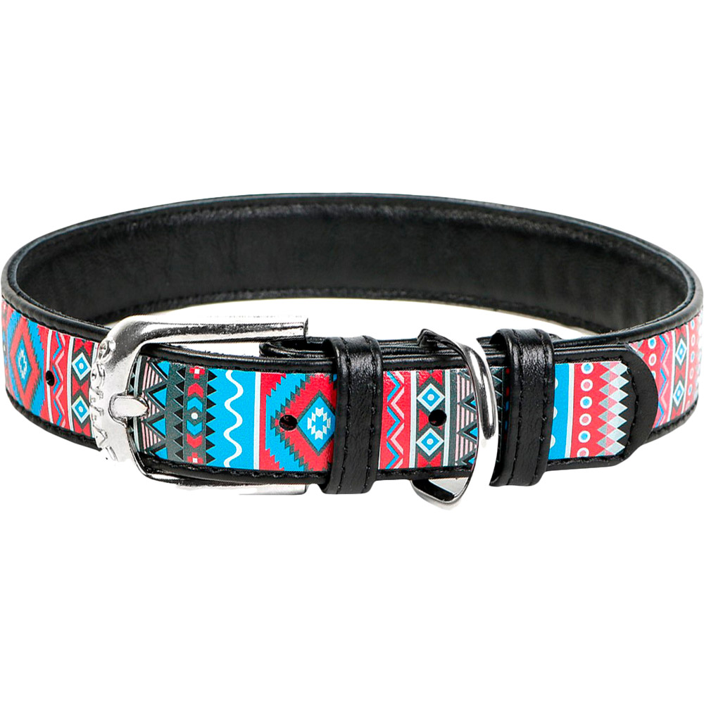 Ошейник для собак WAUDOG Design с QR Этно XL 35 мм 46 - 60 см Black (37771), Нашийник шкір. Design з QR пасп., "Етно", Ш 35 мм,
Ошейник для собак WAUDOG Design с QR Этно XL 35 мм 46 - 60 см Black (37771), Нашийник шкір. Design з QR пасп., "Етно", Ш 35 мм,