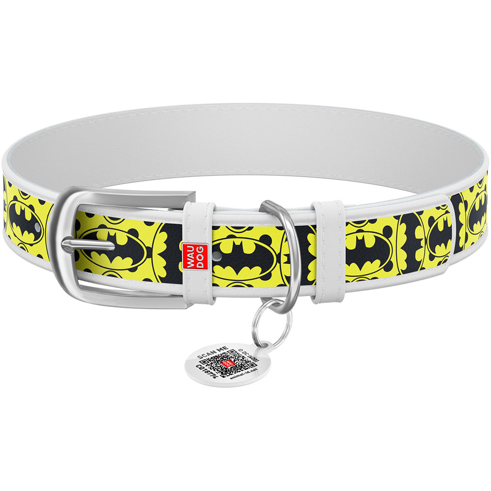 Ошейник для собак WAUDOG Design с QR паспортом рисунок Бэтмен 4 DC Comics металлическая пряжка размер XL длина 46-60 см ширина 35 мм White (0035-1006-15), Нашийник шкір. Design з QR пасп., "Бетмен4", Ш 35
Ошейник для собак WAUDOG Design с QR паспортом рисунок Бэтмен 4 DC Comics металлическая пряжка размер XL длина 46-60 см ширина 35 мм White (0035-1006-15), Нашийник шкір. Design з QR пасп., "Бетмен4", Ш 35