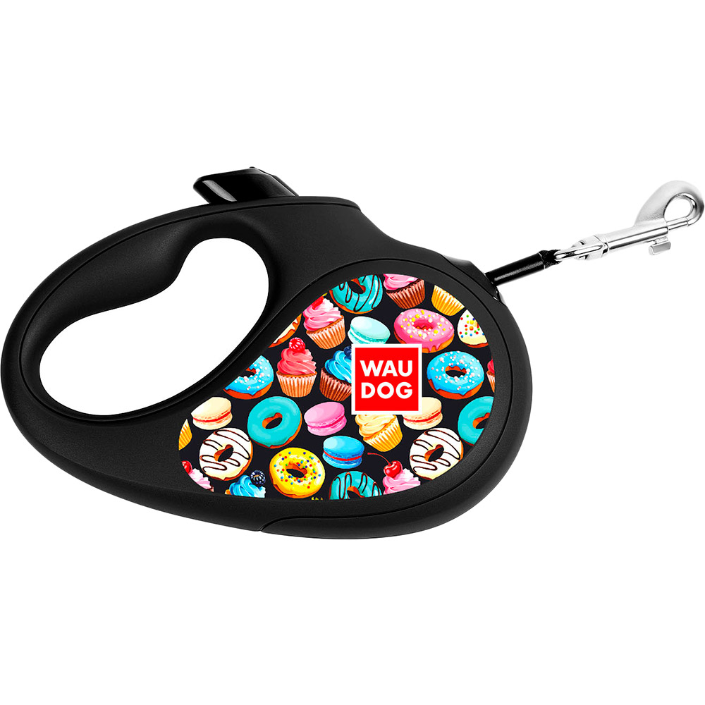 Поводок-рулетка для собак Collar WAUDOG R-leash 5 м / 25 кг черный (8125-0070-01), Повідець-рулетка R-leash, "Пончики", M, до 25 кг,
Поводок-рулетка для собак Collar WAUDOG R-leash 5 м / 25 кг черный (8125-0070-01), Повідець-рулетка R-leash, "Пончики", M, до 25 кг,