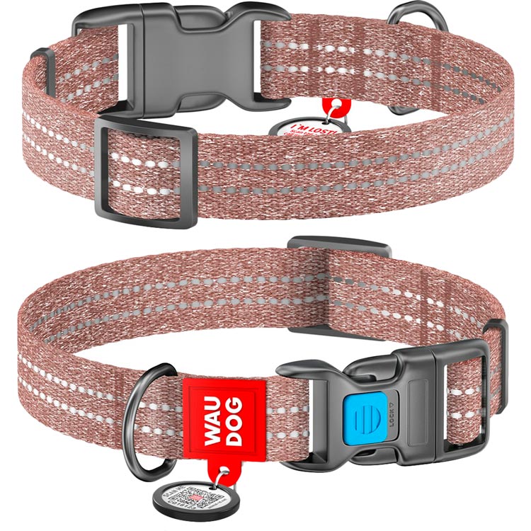 Ошейник WAUDOG Re-cotton с QR паспортом Ш 20 мм, Д 24-40 см Brown (02886), Нашийник Re-cotton з QR, відн. бав., плас
Ошейник WAUDOG Re-cotton с QR паспортом Ш 20 мм, Д 24-40 см Brown (02886), Нашийник Re-cotton з QR, відн. бав., плас