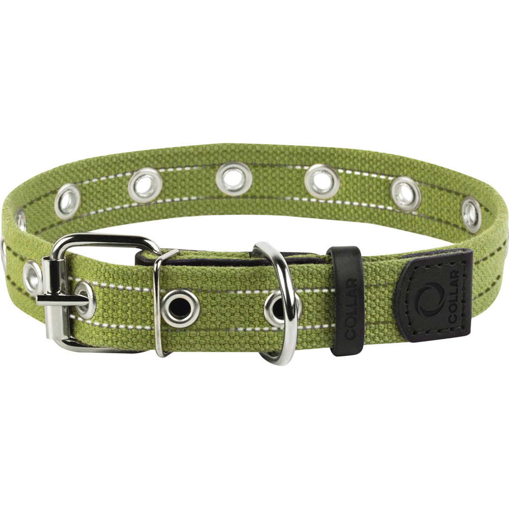Ошейник COLLAR Брезент 25 мм 41 см Green (6754), Нашийник з бавовняної стрічки безрозмірний (Ш 20мм
Ошейник COLLAR Брезент 25 мм 41 см Green (6754), Нашийник з бавовняної стрічки безрозмірний (Ш 20мм