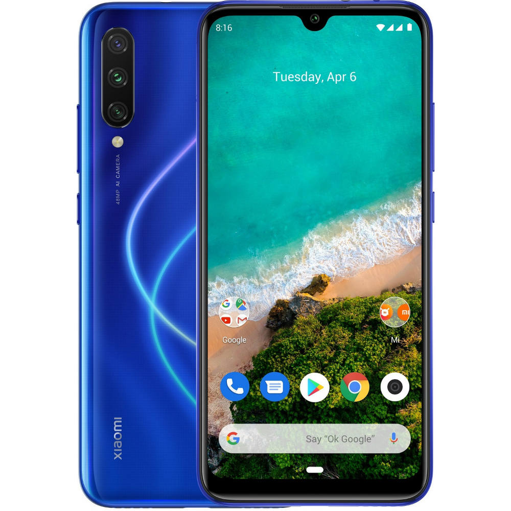 Смартфон XIAOMI Mi A3 4/64 Gb Dual Sim Not Just Blue, Mi A3 4/64GB (not just blue)
Смартфон XIAOMI Mi A3 4/64 Gb Dual Sim Not Just Blue, Mi A3 4/64GB (not just blue)