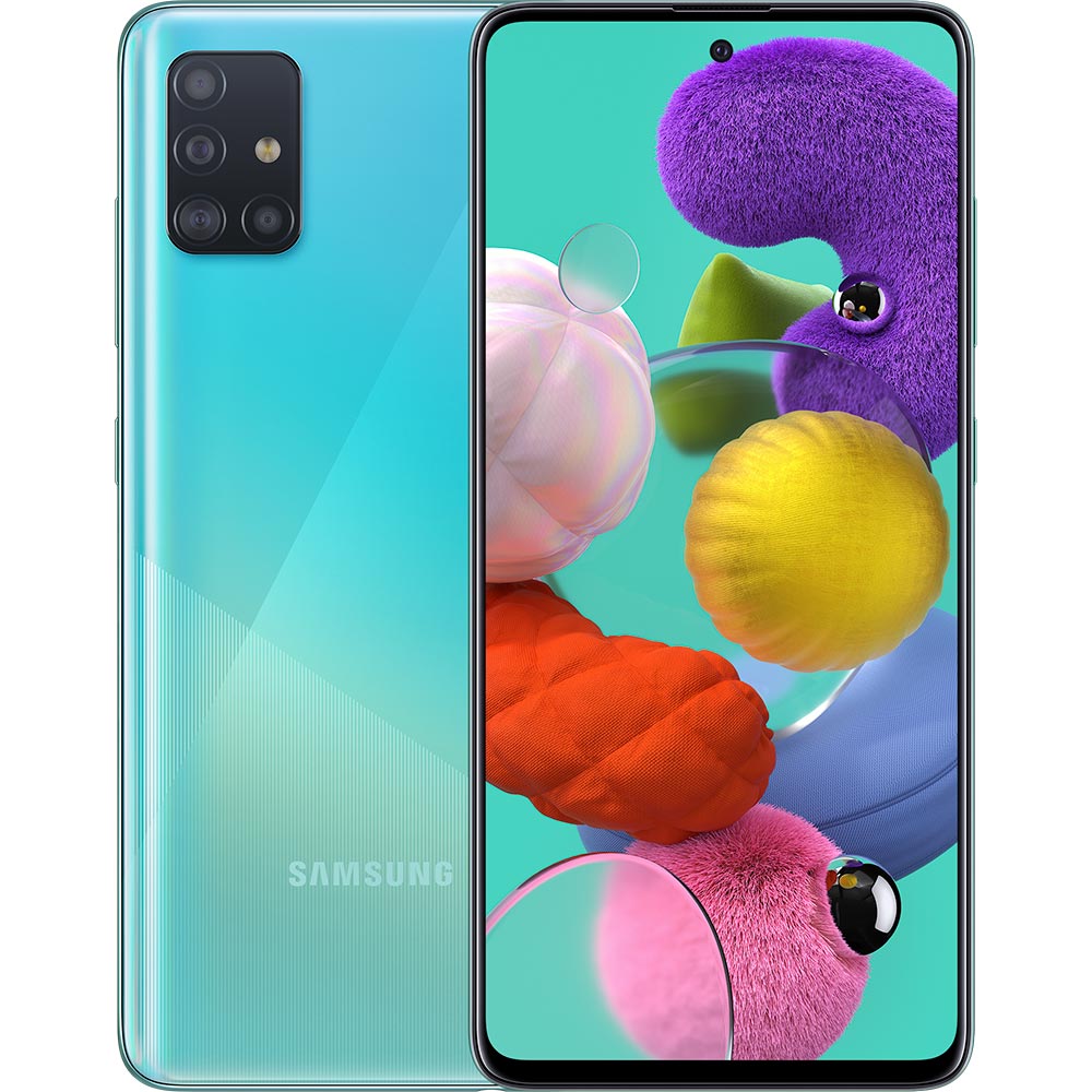 Смартфон SAMSUNG Galaxy A51 6/128 Gb Dual Sim Blue (SM-A515FZBWSEK), SM-A515F Galaxy A51 6/128 Duos ZBW (blue)
Смартфон SAMSUNG Galaxy A51 6/128 Gb Dual Sim Blue (SM-A515FZBWSEK), SM-A515F Galaxy A51 6/128 Duos ZBW (blue)