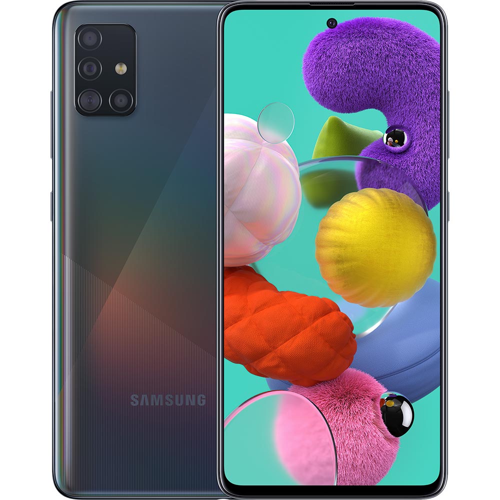 Смартфон SAMSUNG Galaxy A51 6/128 Gb Dual Sim Black (SM-A515FZKWSEK), SM-A515F Galaxy A51 6/128 Duos ZKW (black)
Смартфон SAMSUNG Galaxy A51 6/128 Gb Dual Sim Black (SM-A515FZKWSEK), SM-A515F Galaxy A51 6/128 Duos ZKW (black)