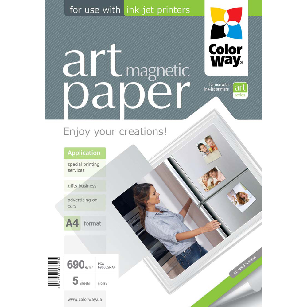 Бумага для печати CW ART магнитная/глян. 690г/м, 5л, A4, бумага ART магнитная/глян. 690г/м, 5л, A4
Бумага для печати CW ART магнитная/глян. 690г/м, 5л, A4, бумага ART магнитная/глян. 690г/м, 5л, A4