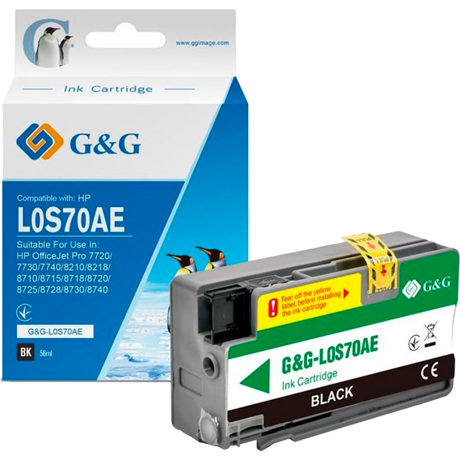 Картридж G&G для HP No.953XL Officejet Pro 8210/8710 Black (G&G-L0S70AE), HP No.953XL Officejet Pro 8210/8710 Black
Картридж G&G для HP No.953XL Officejet Pro 8210/8710 Black (G&G-L0S70AE), HP No.953XL Officejet Pro 8210/8710 Black