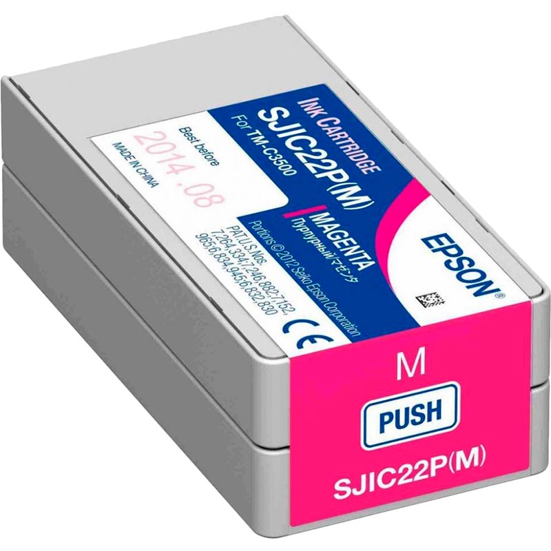 Картридж EPSON SJIC22P TM-C3500 Magenta (C33S020603), Epson SJIC22P TM-C3500 Magenta
Картридж EPSON SJIC22P TM-C3500 Magenta (C33S020603), Epson SJIC22P TM-C3500 Magenta