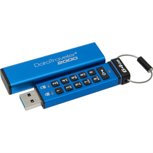 Флеш-драйв KINGSTON DataTraveler 2000 Metal Security 64 GB (DT2000/64GB), DT 2000 64 GB Keypad Access USB 3.1
Флеш-драйв KINGSTON DataTraveler 2000 Metal Security 64 GB (DT2000/64GB), DT 2000 64 GB Keypad Access USB 3.1