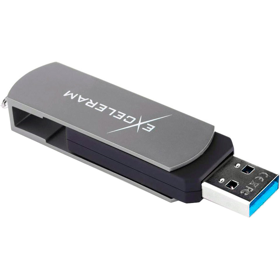 Флеш-драйв EXCELERAM 32GB P2 Series USB 3.1 Gen 1 Gray/Black (EXP2U3GB32), 32GB P2 Series Gray/Black USB 3.1 Gen 1
Флеш-драйв EXCELERAM 32GB P2 Series USB 3.1 Gen 1 Gray/Black (EXP2U3GB32), 32GB P2 Series Gray/Black USB 3.1 Gen 1