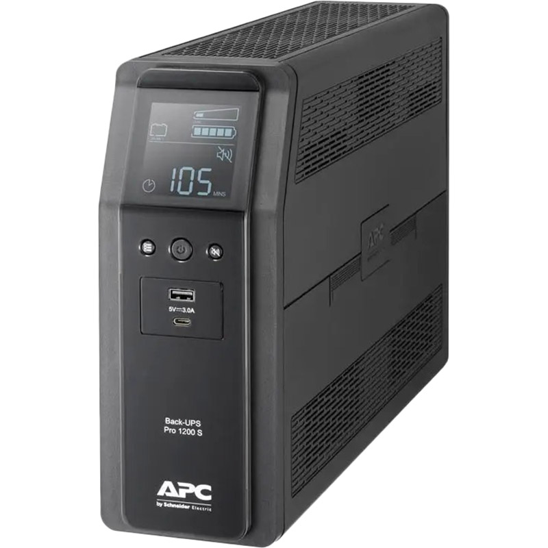 ИБП APC Back UPS Pro BR 1200VA, Sinewave,8 Outlets, AVR, LCD interface, Back UPS Pro BR 1200VA, Sinewave,8
ИБП APC Back UPS Pro BR 1200VA, Sinewave,8 Outlets, AVR, LCD interface, Back UPS Pro BR 1200VA, Sinewave,8