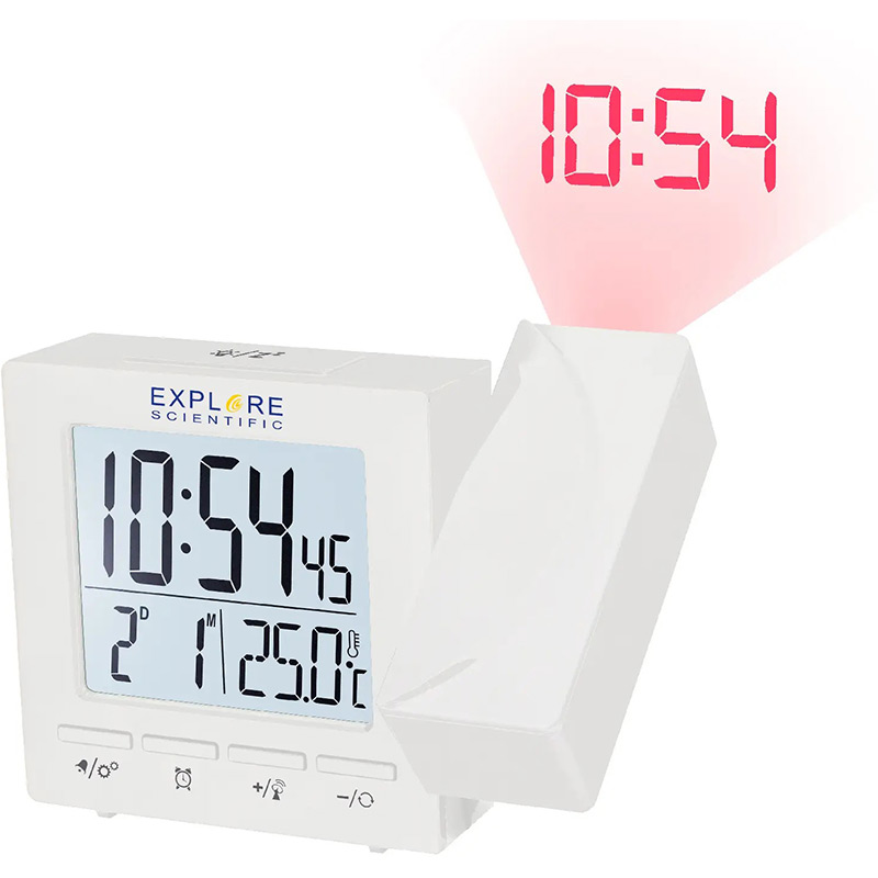 Часы настольные EXPLORE SCIENTIFIC Projection RC Alarm White (RDP1001GYELC2), Годинник проекційний Projection RC Alarm White
Часы настольные EXPLORE SCIENTIFIC Projection RC Alarm White (RDP1001GYELC2), Годинник проекційний Projection RC Alarm White