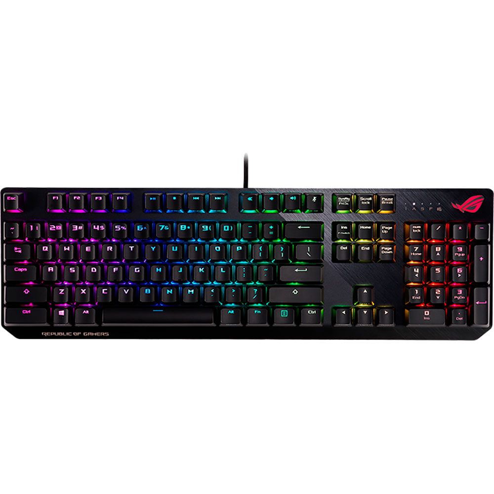 Клавиатура ASUS ROG Strix Scope USB Cherry MX Red Black (90MP0185-B0RA00), ROG Strix Scope USB Cherry MX Red
Клавиатура ASUS ROG Strix Scope USB Cherry MX Red Black (90MP0185-B0RA00), ROG Strix Scope USB Cherry MX Red