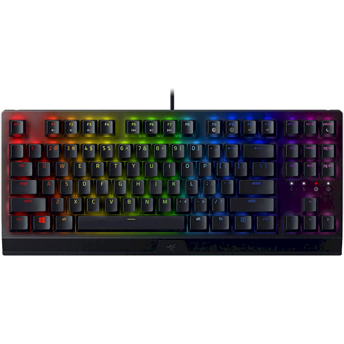 Клавиатура RAZER BlackWidow V3 TKL (Green Switch) - US Layout (RZ03-03490100-R3M1), BlackWidow V3 TKL (Green Switch) - US Layout
Клавиатура RAZER BlackWidow V3 TKL (Green Switch) - US Layout (RZ03-03490100-R3M1), BlackWidow V3 TKL (Green Switch) - US Layout