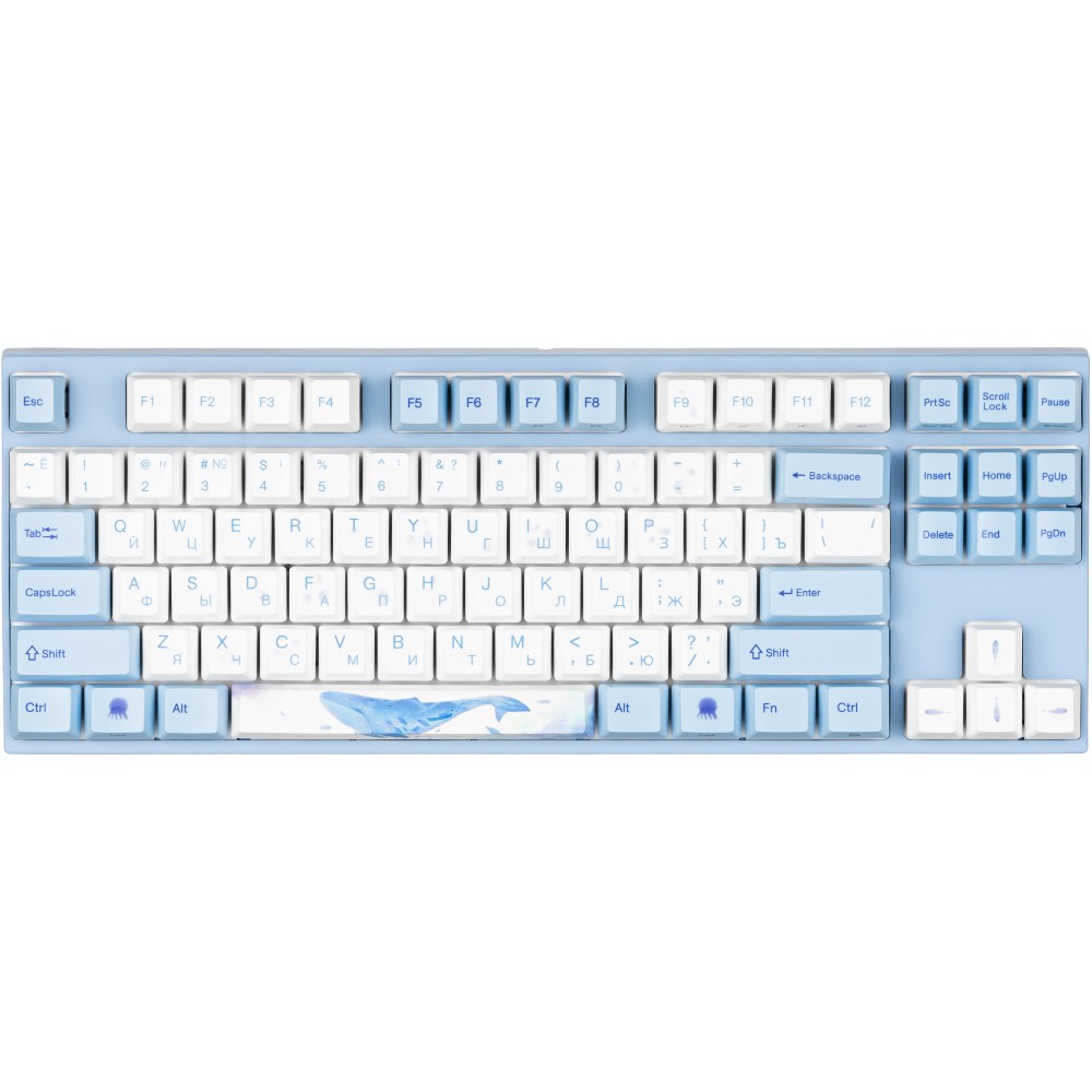 Клавиатура VARMILO VA87M Sea Melody Cherry MX Blue (VA87MC2W/WBPE7HR), VA87M Sea Melody, Cherry MX Blue
Клавиатура VARMILO VA87M Sea Melody Cherry MX Blue (VA87MC2W/WBPE7HR), VA87M Sea Melody, Cherry MX Blue