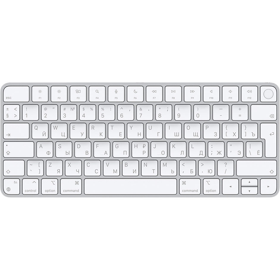 Клавиатура Apple Magic Keyboard с Touch ID Bluetooth (MK293RS/A), Magic Kbrd Touch ID for Mac with Apple silicon-Rus
Клавиатура Apple Magic Keyboard с Touch ID Bluetooth (MK293RS/A), Magic Kbrd Touch ID for Mac with Apple silicon-Rus