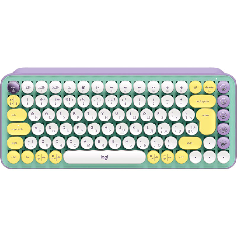 Клавиатура LOGITECH POP Emoji Keys Daydream Mint (920-010717), POP Emoji Keys Daydream Mint (920-010717)
Клавиатура LOGITECH POP Emoji Keys Daydream Mint (920-010717), POP Emoji Keys Daydream Mint (920-010717)