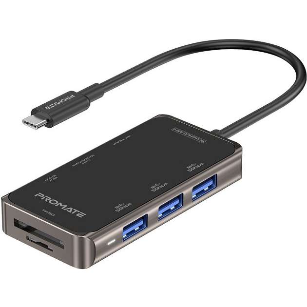 Док-станция PROMATE PrimeHub-Mini 6in1 Grey (primehub-mini.grey), PrimeHub-Mini 6in1 Grey
Док-станция PROMATE PrimeHub-Mini 6in1 Grey (primehub-mini.grey), PrimeHub-Mini 6in1 Grey