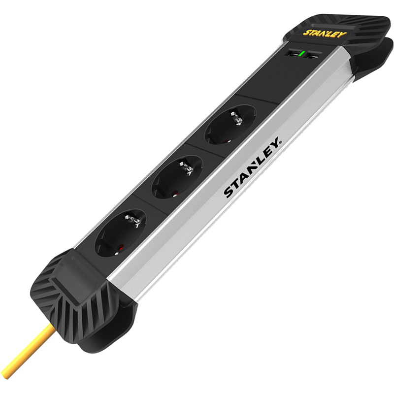 Сетевой фильтр STANLEY SXECCD2OBFE 2 м, 2 м,3x1.5мм2,3 роз.,2 USB,алюм. (SXECCD2OBFE)
Сетевой фильтр STANLEY SXECCD2OBFE 2 м, 2 м,3x1.5мм2,3 роз.,2 USB,алюм. (SXECCD2OBFE)