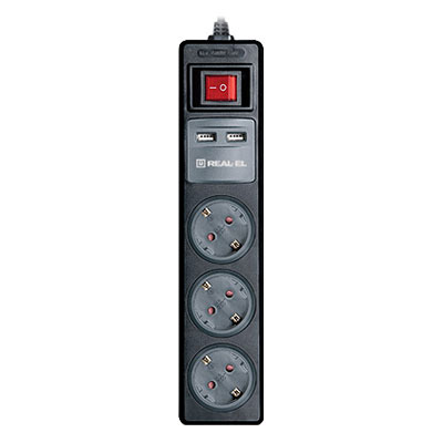 Сетевой фильтр REAL EL RS-3 USB CHARGE 1.8 m black (EL122500001), RS-3 USB CHARGE 1.8m, black
Сетевой фильтр REAL EL RS-3 USB CHARGE 1.8 m black (EL122500001), RS-3 USB CHARGE 1.8m, black