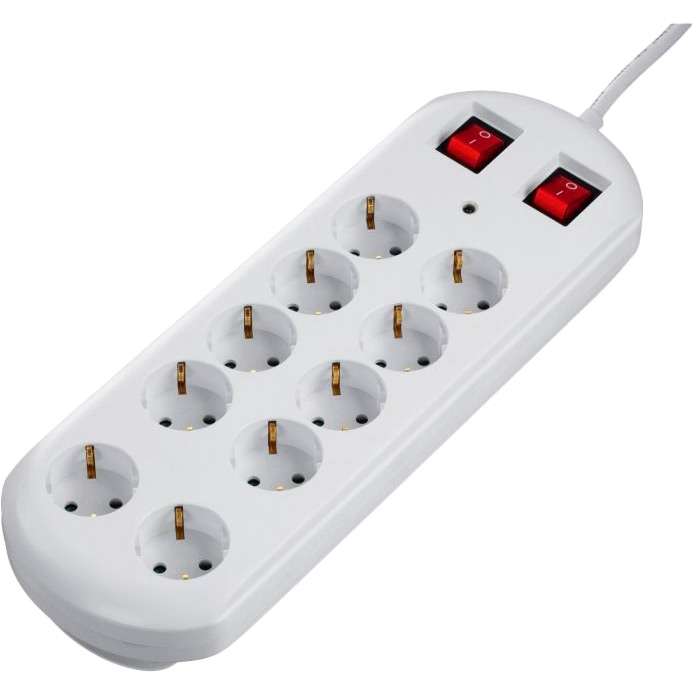 Сетевой фильтр HAMA 10XSchuko 2 м White (137233), 10XSchuko з вимикачем 3Gx1.5мм., 2M, білий
Сетевой фильтр HAMA 10XSchuko 2 м White (137233), 10XSchuko з вимикачем 3Gx1.5мм., 2M, білий