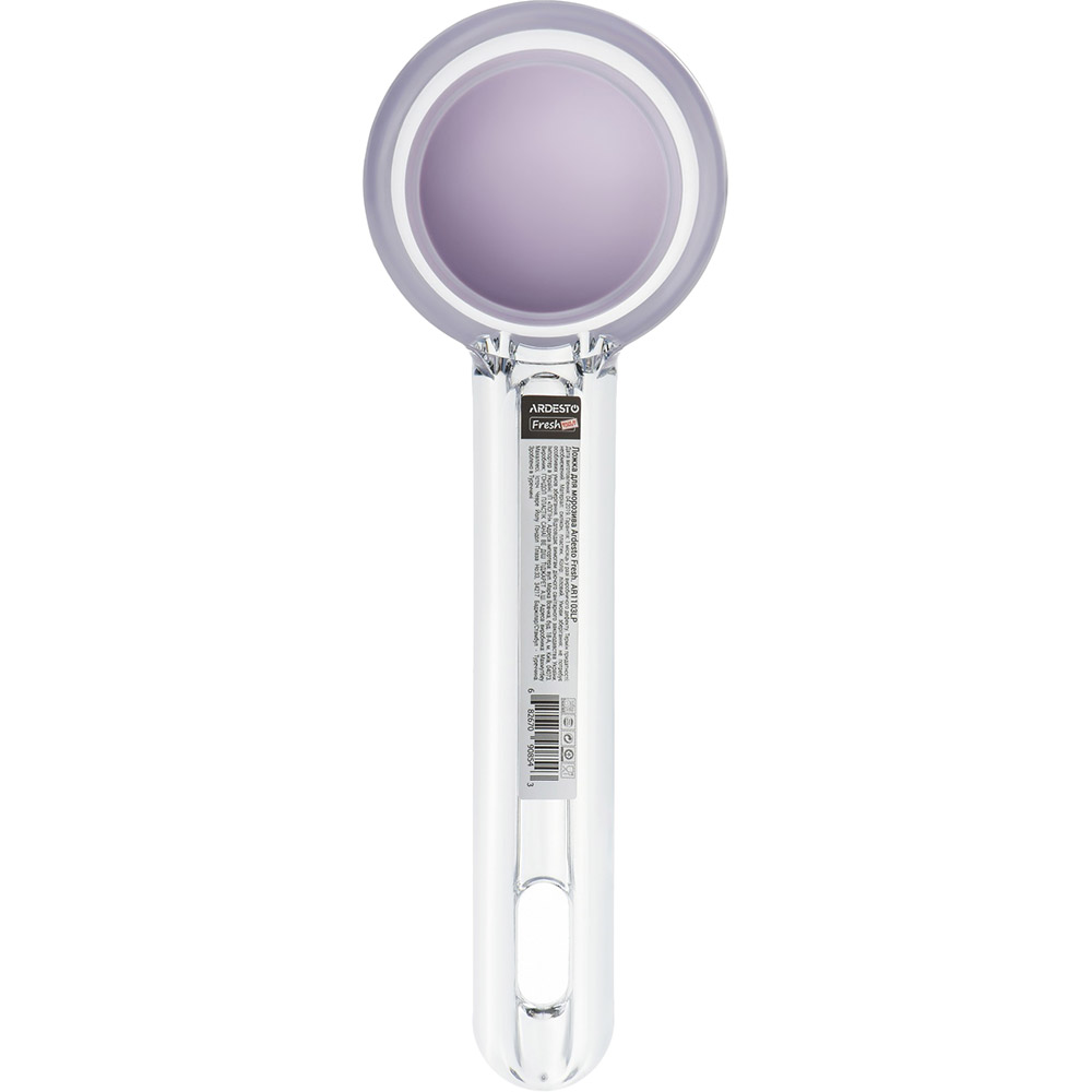 Ложка для мороженого ARDESTO Fresh Violet (AR1103LP), Ложка для мороженого Fresh, лиловый, силикон
Ложка для мороженого ARDESTO Fresh Violet (AR1103LP), Ложка для мороженого Fresh, лиловый, силикон