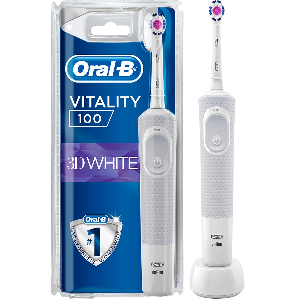Зубная щетка BRAUN Oral-B Vitality 100 White (4210201262756), Oral-B Vitality 100 Белая
Зубная щетка BRAUN Oral-B Vitality 100 White (4210201262756), Oral-B Vitality 100 Белая