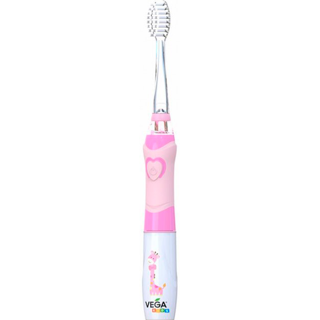 Зубная щетка VEGA Kids VK-400P LIGHT-UP Pink, Електрична дитяча звукова зубна щітка
Зубная щетка VEGA Kids VK-400P LIGHT-UP Pink, Електрична дитяча звукова зубна щітка