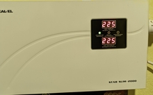 Стабилизатор напряжения REAL EL STAB SLIM-2000 White (EL122400008) отзыв 1