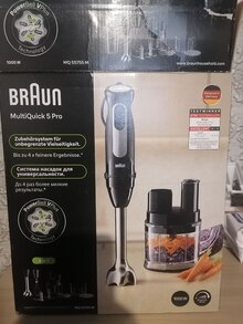 Блендер BRAUN MultiQuick 5 Pro MQ55755M відгук 1