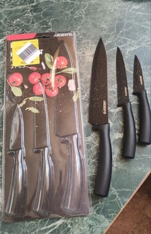 Набір ножів ARDESTO Black Mars 3 пр. (AR2103BB) відгук 3