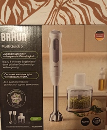 Блендер BRAUN MultiQuick 5 MQ 50236 MWH отзыв 1