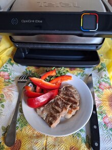 Гриль TEFAL OptiGrill Elite GC750D30 відгук 1