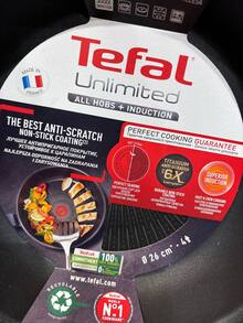 Сковорода TEFAL Unlimited 26 см Black (G2550572) відгук 1