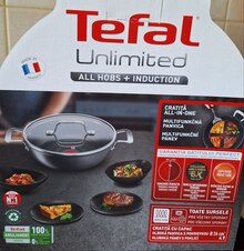 Сотейник с крышкой TEFAL Unlimited 26 см Black (G2557172) отзыв 2