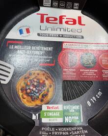 Сковорода для блинов TEFAL Unlimited 19 см Black (G2550102) отзыв 1