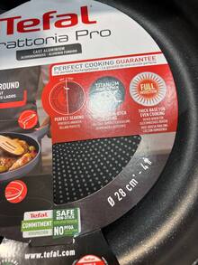 Сковорода TEFAL Tratorria Pro 28 см Black (G6120644) відгук 1