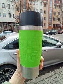 Термокружка TEFAL TRAVEL MUG 0.36 л лайм (K3083114) отзыв 1