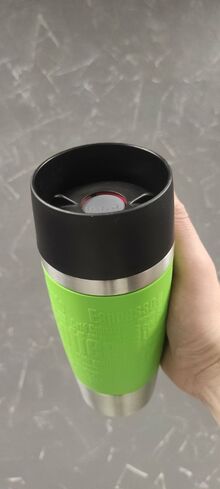 Термокружка TEFAL TRAVEL MUG 0.36 л лайм (K3083114) отзыв 1