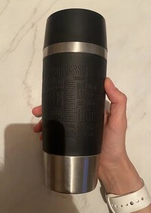 Термокружка TEFAL TRAVEL MUG 0.36 л черный (K3081114) отзыв 1