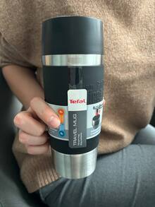 Термокружка TEFAL TRAVEL MUG 0.36 л черный (K3081114) отзыв 2