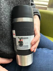 Термокружка TEFAL TRAVEL MUG 0.36 л черный (K3081114) отзыв 1